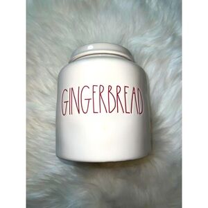 Rae Dunn "GINGERBREAD" Cookie Jar/Canister Artisan Collection by Magenta